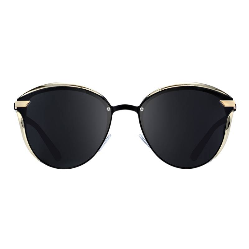 BARCUR Luxury Polarized Sunglasses Women Round Sun glassess Ladies ...